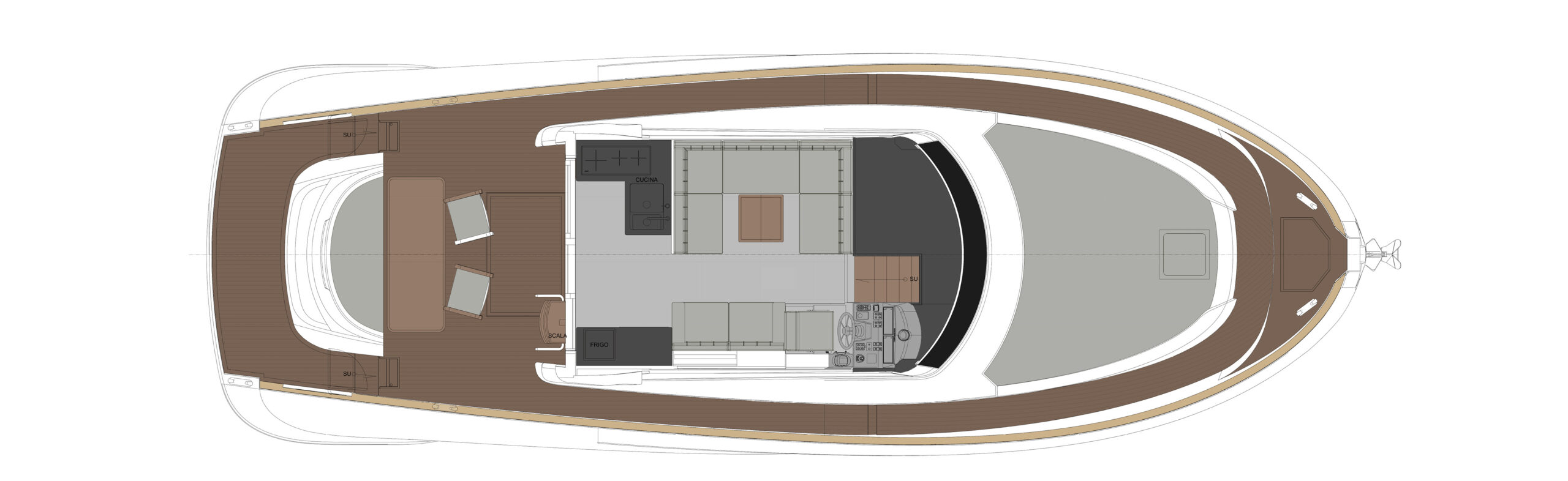 Plan Solaris Power 48 Flybridge