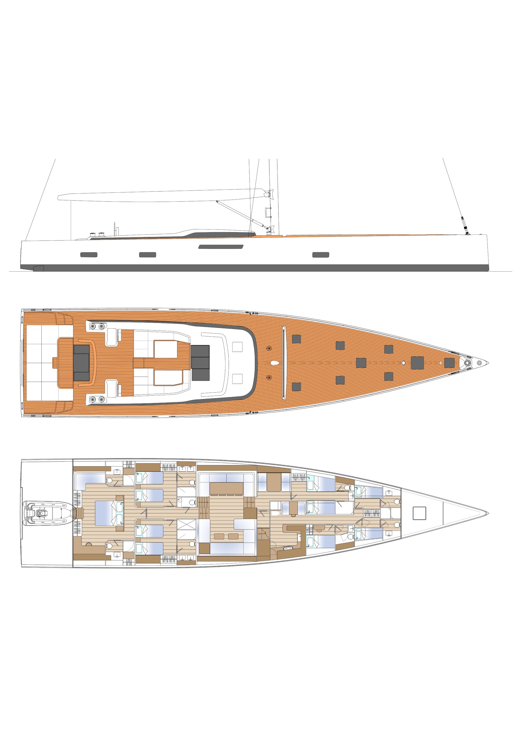 Plan Solaris Yachts 111 RS