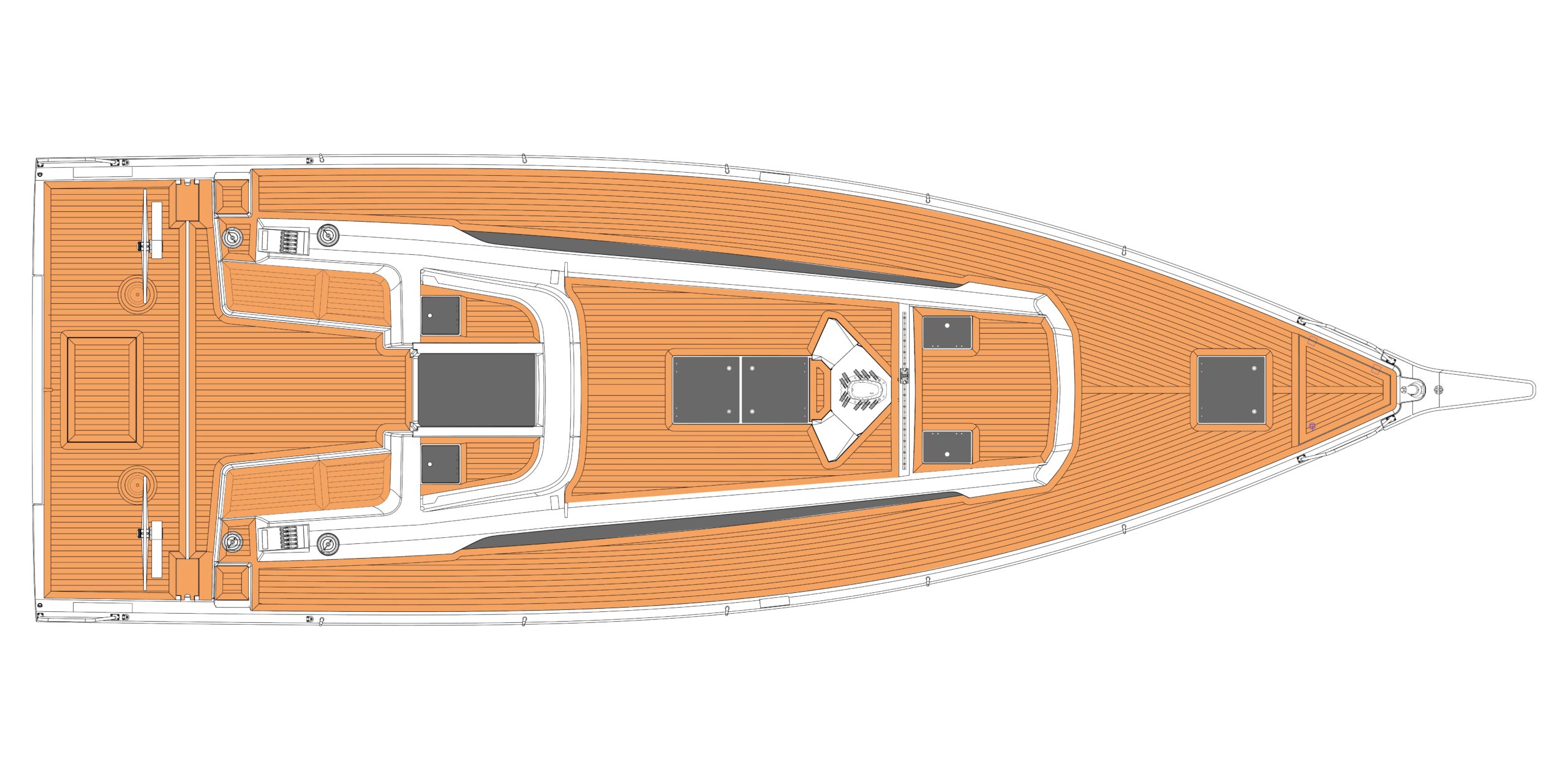 Plan Solaris Yachts 40