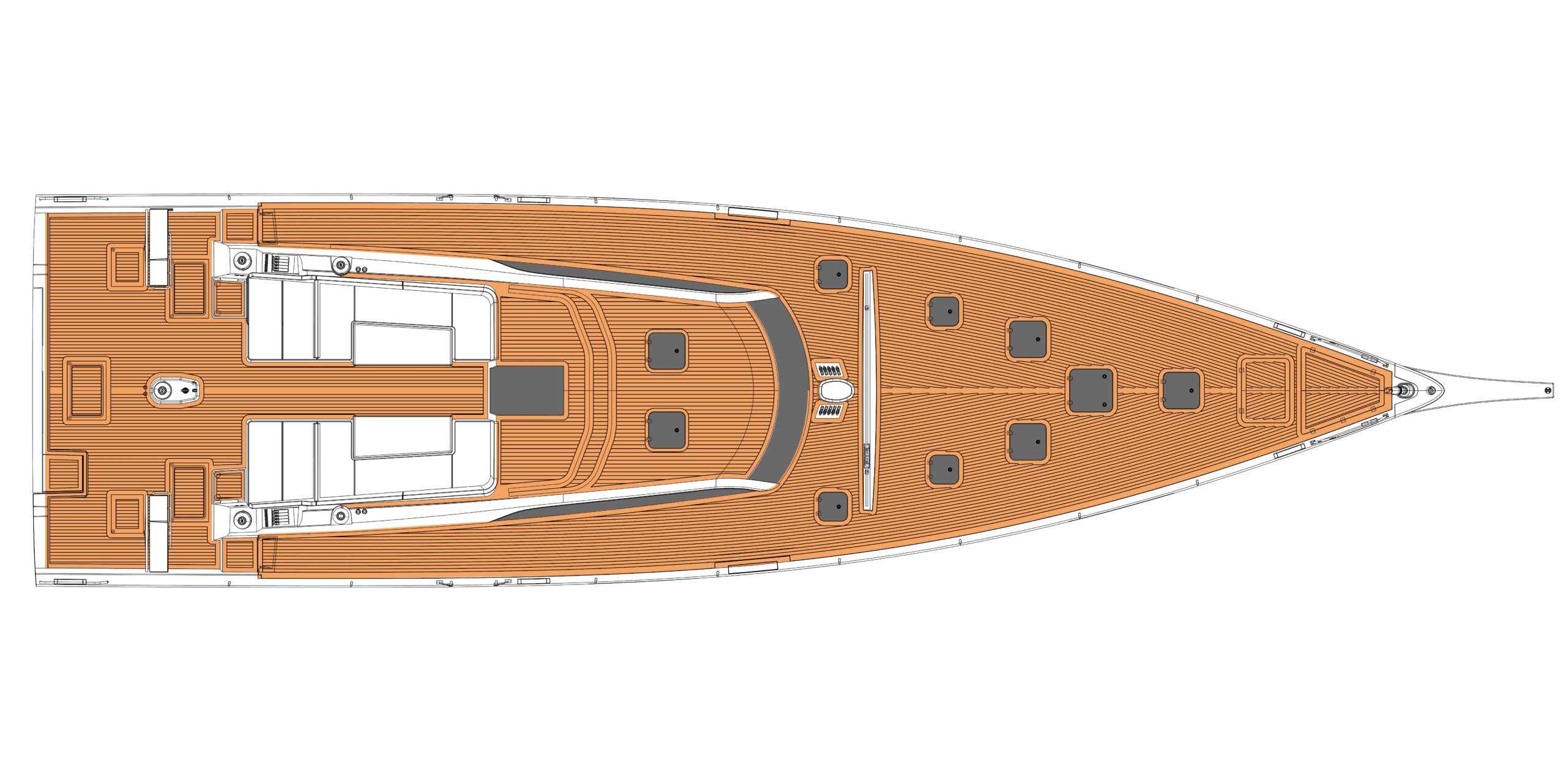 Plan Solaris Yachts 74