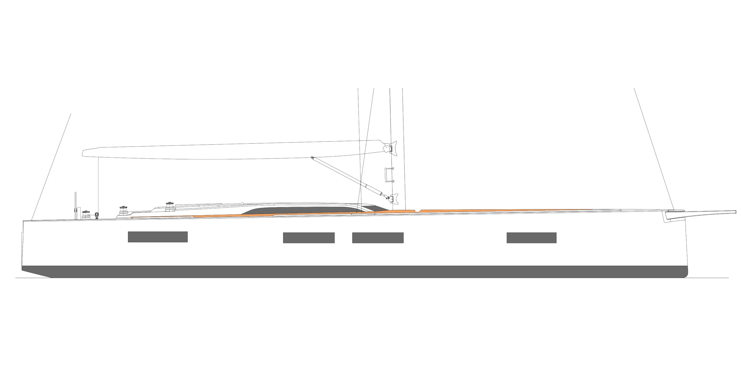 Plan Solaris Yachts 74