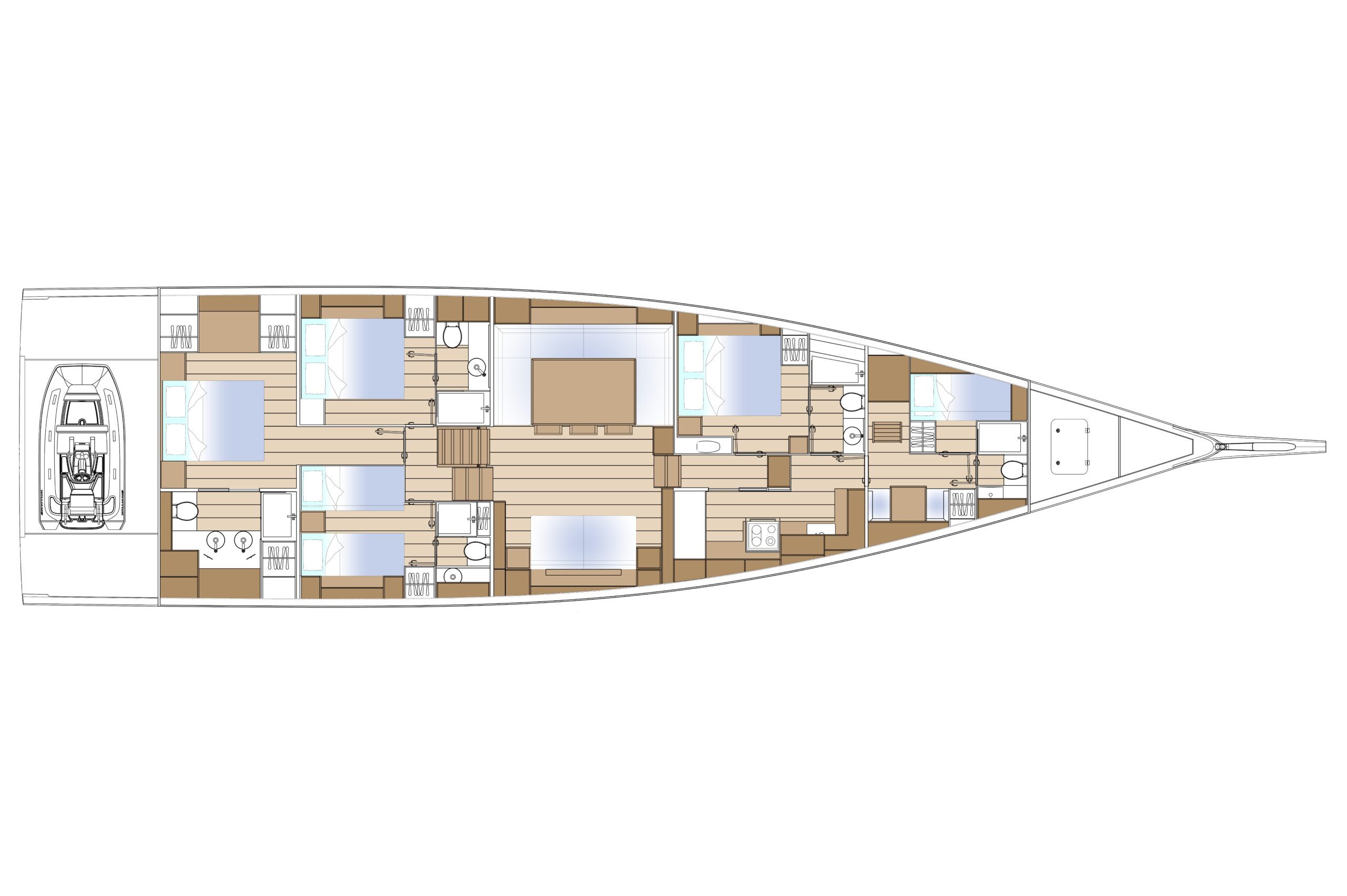 Plan Solaris Yachts 80 RS