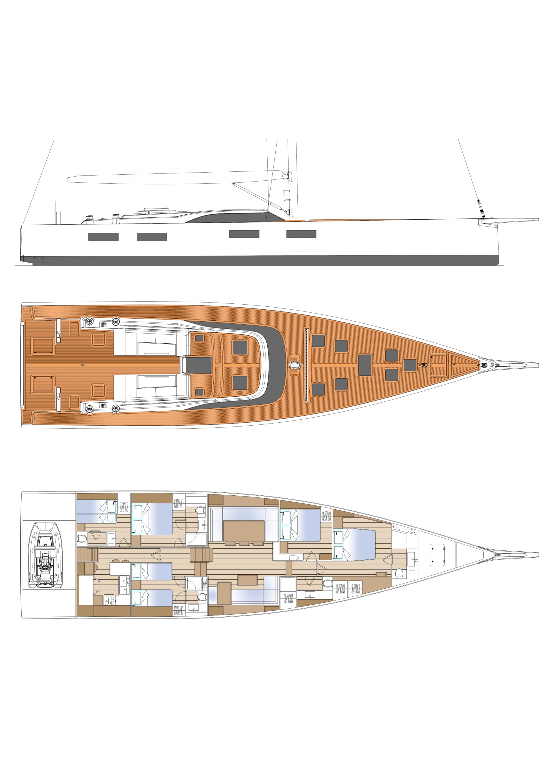 Plan Solaris Yachts 80 RS